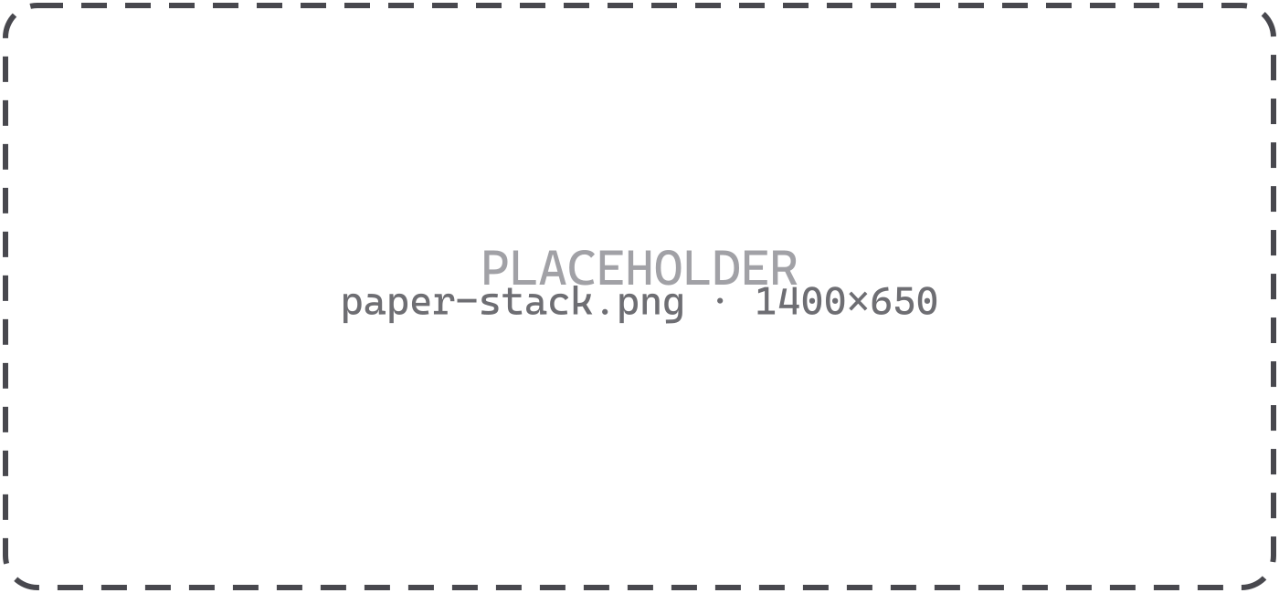 A stack of scanned paper invoices